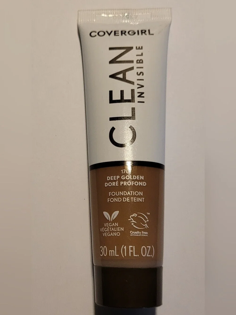 Clean Invisible 170 Deep Golden Foundation - Vegan Liquid Foundation